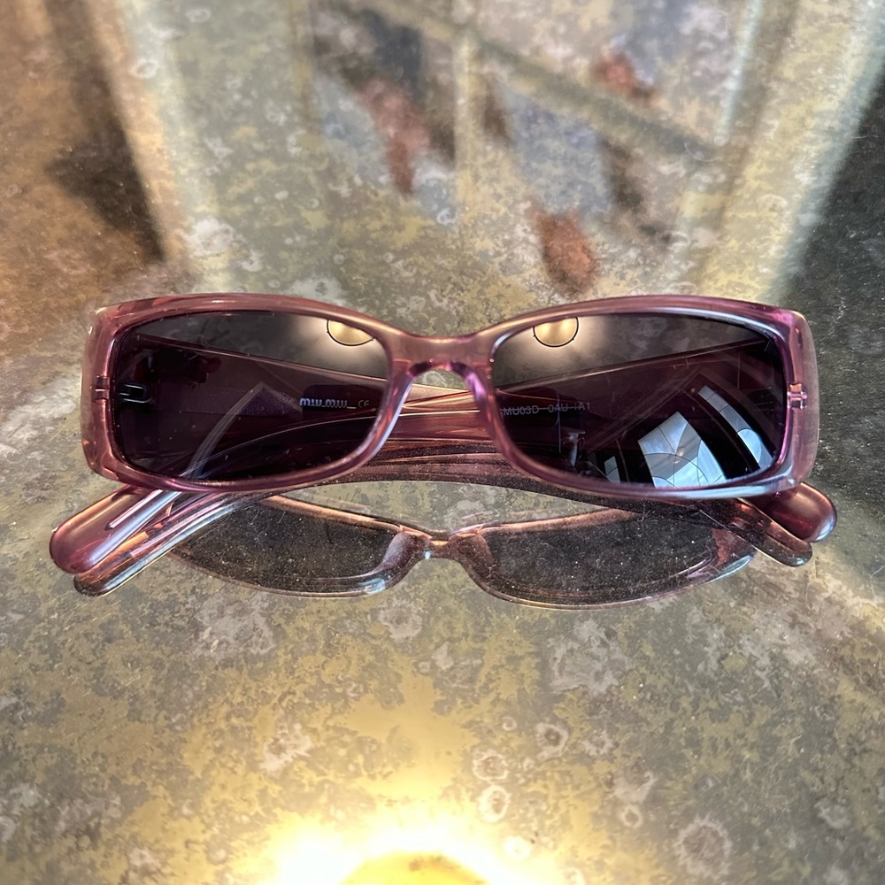 Miu Miu Purple Mini Sunglasses